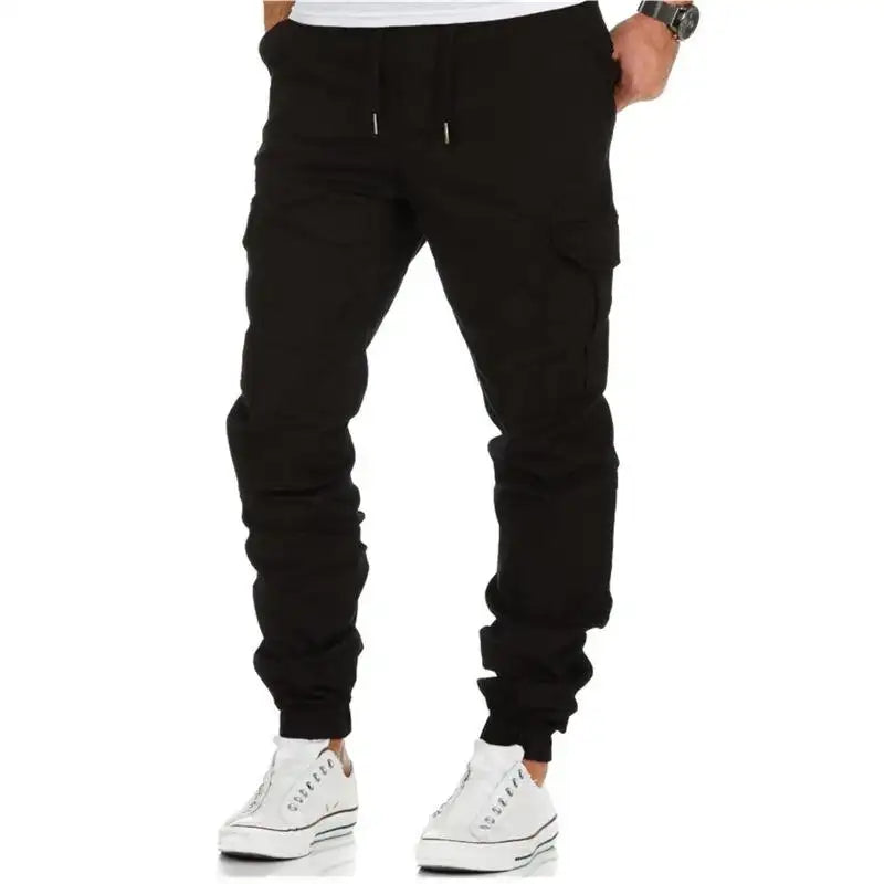 Multi-Pocket Casual Joggers