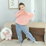 Kids’ 100% Cotton Knitted Pullover Sweater