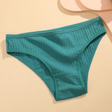 Plus Size High-Cut Cotton Briefs - Pack of 6