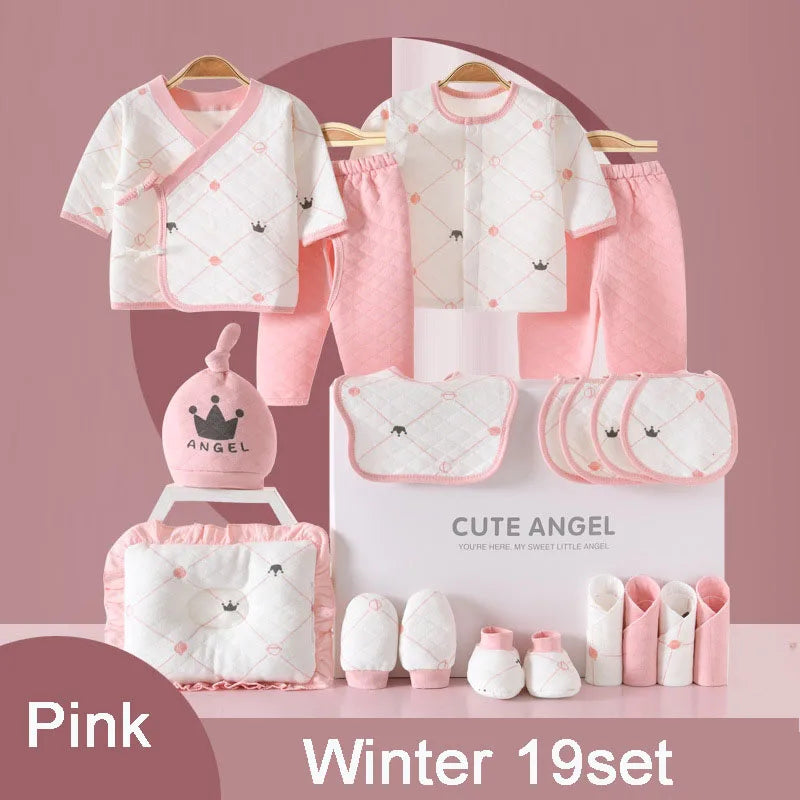 Unisex Baby Cotton Clothing Set (0–6 Months)