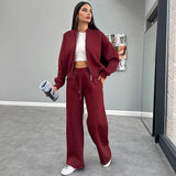 Women’s Red Oversized Jogger Set