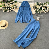 Women’s Cozy Hooded Knit Set