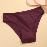 Plus Size High-Cut Cotton Briefs - Pack of 6