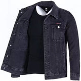 Men’s Casual Denim Jacket with Pockets