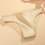 Plus Size High-Cut Cotton Briefs - Pack of 6