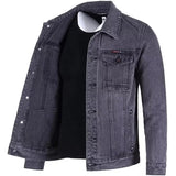 Men’s Casual Denim Jacket with Pockets