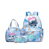 3-Piece School Backpack Set – With Pencil Case & Lunch Bag
