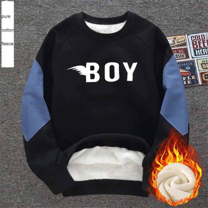 Boys’ Warm Fleece Hoodie