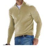 Men’s Knitted Half-Zipper Sweater