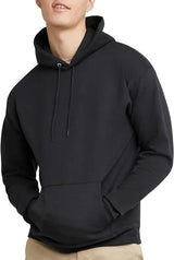 Men’s Solid Color Hoodie with Cartoon Accents