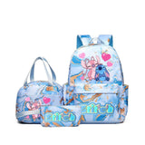 3-Piece School Backpack Set – With Pencil Case & Lunch Bag