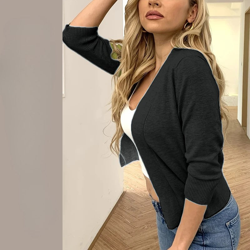 Women’s V-Neck Knitted Sweater Top