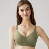 Seamless No Wire Soft Breastfeeding Smooth Ultra Maternity Nursing Sports Bra for Breastfeeding