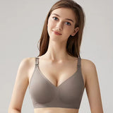 Seamless No Wire Soft Breastfeeding Smooth Ultra Maternity Nursing Sports Bra for Breastfeeding