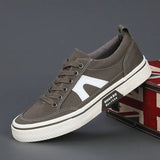 Classic Leisure Canvas Sports Sneakers Flat Lace up Breathable Men Casual Shoes