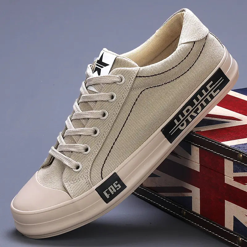 Versatile Trendy Casual Vulcanized Sneakers Trainers Student Sport Canvas Skateboarding Shoes