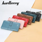 Large Lady Women's Wallet Spring New Style Multi-Function Card Holder PU Material Light Weight Letter Purse
