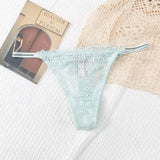 Female Thin Belt G-strings Underwear Soft Breathable T-back Solid Lingerie Women Sexy Panties Screw Thread Cotton Thongs Female