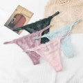 Female Thin Belt G-strings Underwear Soft Breathable T-back Solid Lingerie Women Sexy Panties Screw Thread Cotton Thongs Female