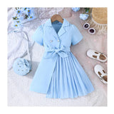 Summer Belt Dress for Girls