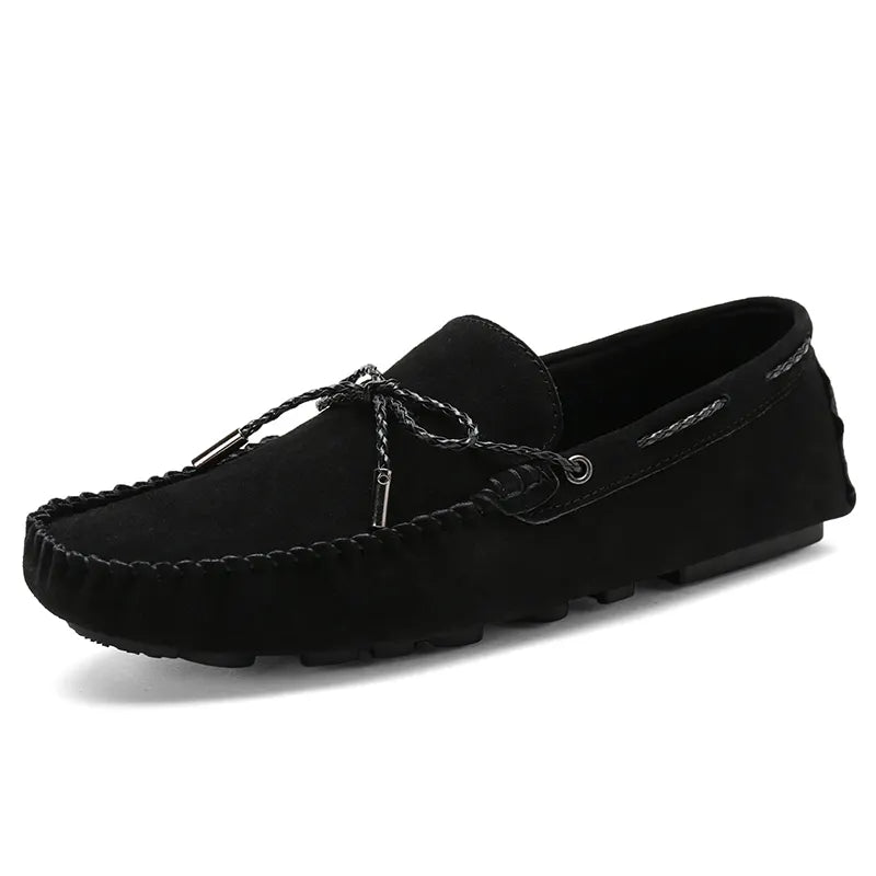 Hand Made Flat Shoes for Men Driving Shoes Moccasins for Men Casual Loafer Shoes for Men