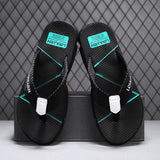 Anti-Slip EVA PU Insoles Quality Rubber Nylon Hard-Wearing Flip Flops Casual
