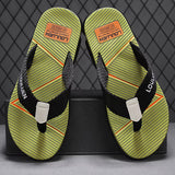 Anti-Slip EVA PU Insoles Quality Rubber Nylon Hard-Wearing Flip Flops Casual