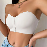 High Quality Front Button Strapless Non-slip Lady Underwear Push-up Beautiful Back Women's Bra for Ladies