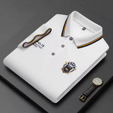 Half Sleeve Embroidered Men's Polo T-shirt