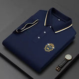 Half Sleeve Embroidered Men's Polo T-shirt