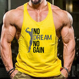 Men's Pure Color I-Shaped Training Vest Men's Loose Fitness Muscle Sports Tank Top Men's Custom Bodybuilding Vest