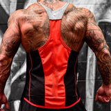 Breathable Fitness Vest Gym I-shape Tank Top Men Bodybuilding Vest Workout Shirt