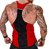 Breathable Fitness Vest Gym I-shape Tank Top Men Bodybuilding Vest Workout Shirt