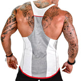 Breathable Fitness Vest Gym I-shape Tank Top Men Bodybuilding Vest Workout Shirt