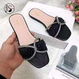 Ladies summer casual sandals outdoor flat bottom anti slip fashion sandals luxury design sandals