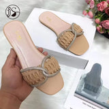 Ladies summer casual sandals outdoor flat bottom anti slip fashion sandals luxury design sandals