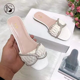 Ladies summer casual sandals outdoor flat bottom anti slip fashion sandals luxury design sandals
