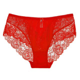 Lace Solid High Waist Female Plus Size XL 2XL 3XL Sexy Women Underwear High Quality Woman's Panties
