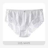 Lace Solid High Waist Female Plus Size XL 2XL 3XL Sexy Women Underwear High Quality Woman's Panties