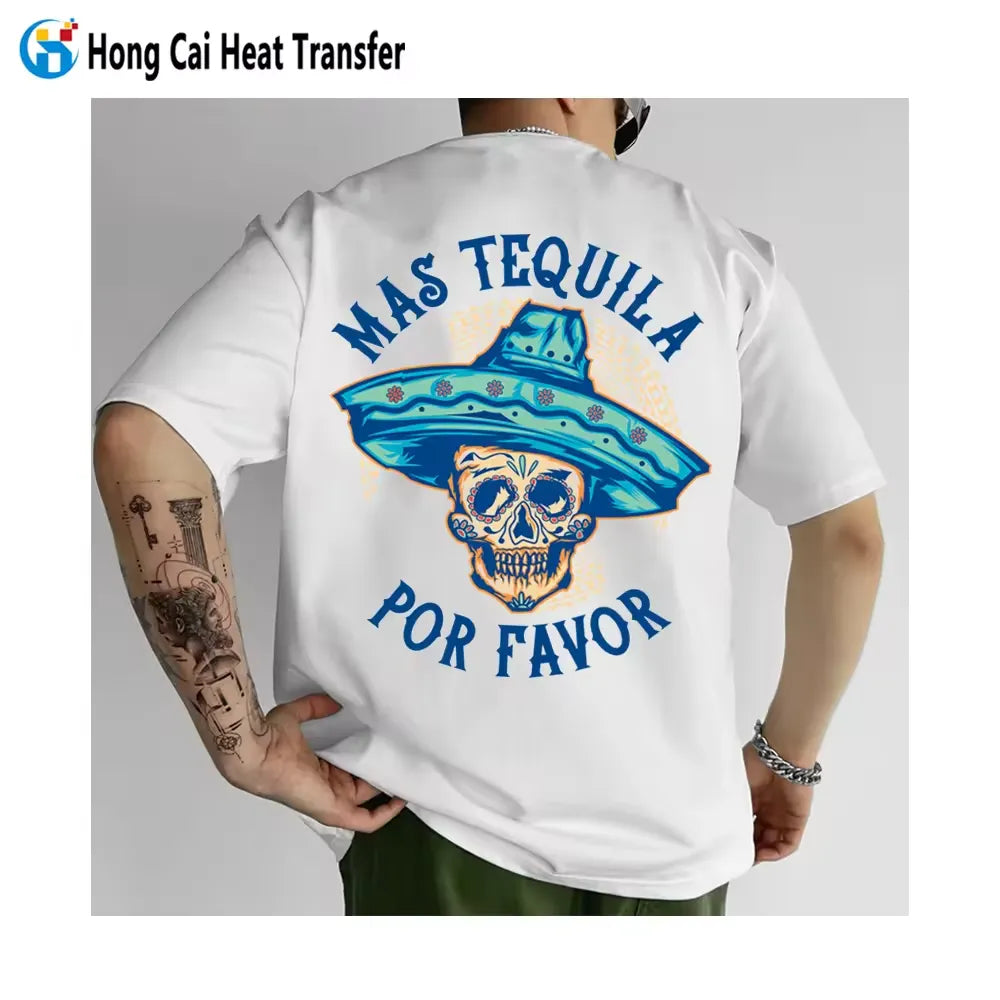 Men's Oversized Printed Cotton T-Shirt