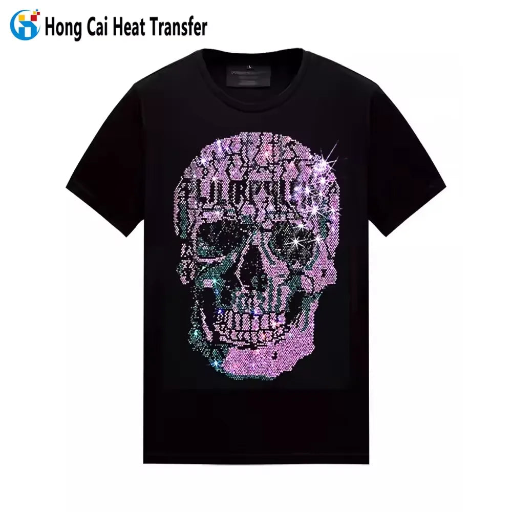 Men's Oversized Hip-Hop Rhinestone T-Shirt