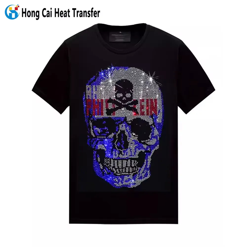 Men's Oversized Hip-Hop Rhinestone T-Shirt