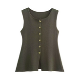 Women's Casual Knitted Vest Jacket