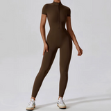 Women’s Seamless Long-Sleeve Yoga Bodysuit