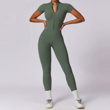 Women’s Seamless Long-Sleeve Yoga Bodysuit