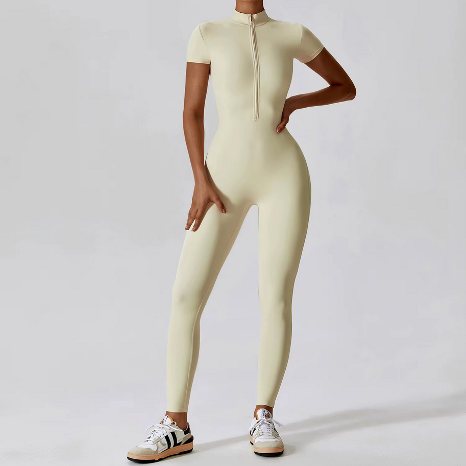 Women’s Seamless Long-Sleeve Yoga Bodysuit