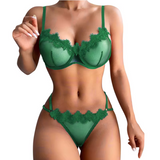 Sexy Transparent Mesh Lingerie Set