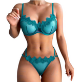 Sexy Transparent Mesh Lingerie Set