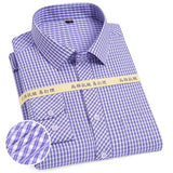 High-end Soft Casual Long-sleeved Men's Shirt Fashionable Striped Men's Business Formal Plaid Shirts Camisas De Hombre
