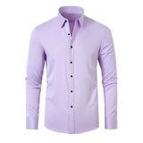  Anti-Wrinkle Casual Custom Logo Blank Formal Men's Shirt for Business